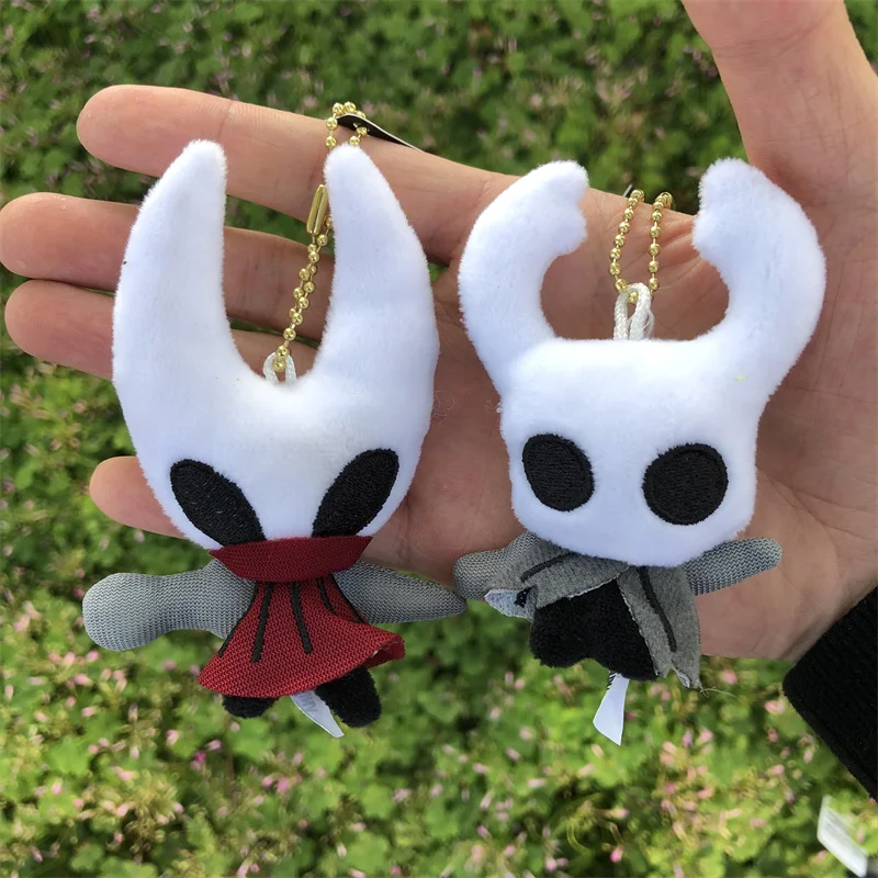 Spiel Hollow Knight Plüsch-schlüsselanhänger Cosplay Anime Zubehör Schlüsselanhänger Anhänger Cartoon Abzeichen