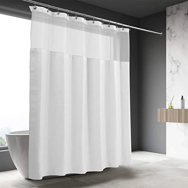 1 pieza cortina de ducha impermeable partición baño cortinas de