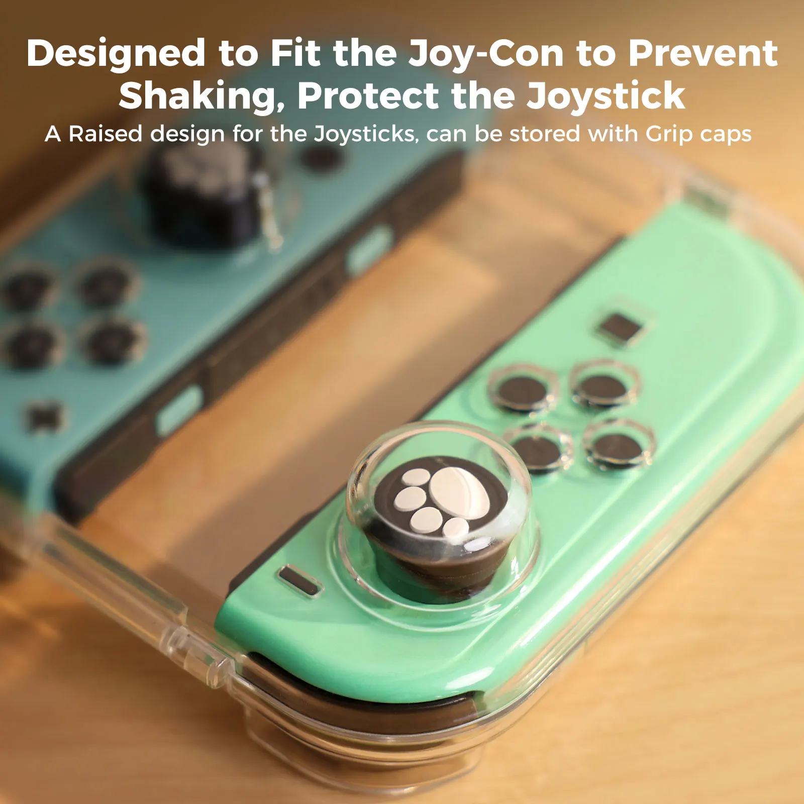 IINE PC Transparent Storage Box For Nintendo Switch Joy-Con