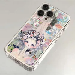 Aya Takano Luxury Transparent Phone Case Cover for Xiaomi Redmi 13C (T-186T2722208)