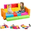 18pcs Modular Kids Play Couch, Blocks Theme Foam, Children's Sofas 1
