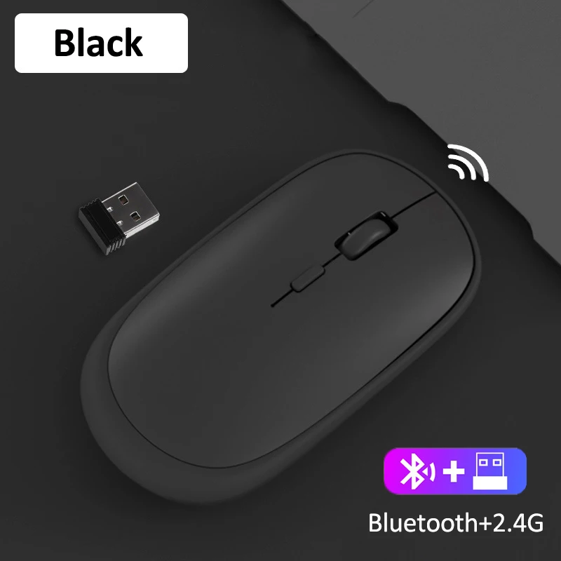 best computer mice Wireless Mouse Rechargeable Bluetooth Silent Ergonomic Computer For iPad Mac Tablet Macbook Air Laptop PC Gaming Business Office digital mouse Mice