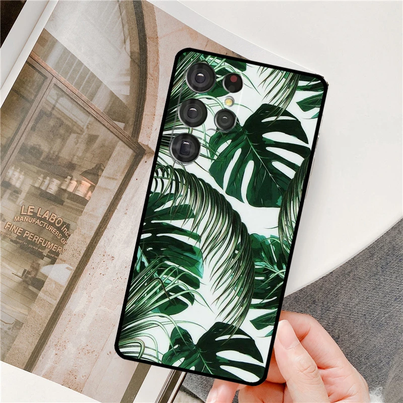 Tropical Green Plant Leaf Phone Case