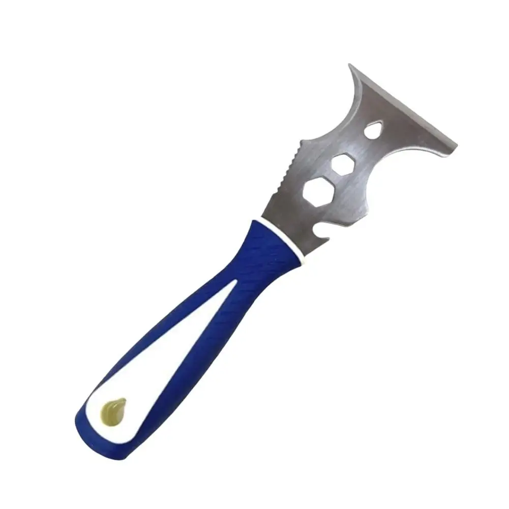 15 In 1 Multi Use Putty Knife Steel Paint Scraper Removal Construction Tool For Wallpaper Can Opener Home DIY D6Q9
