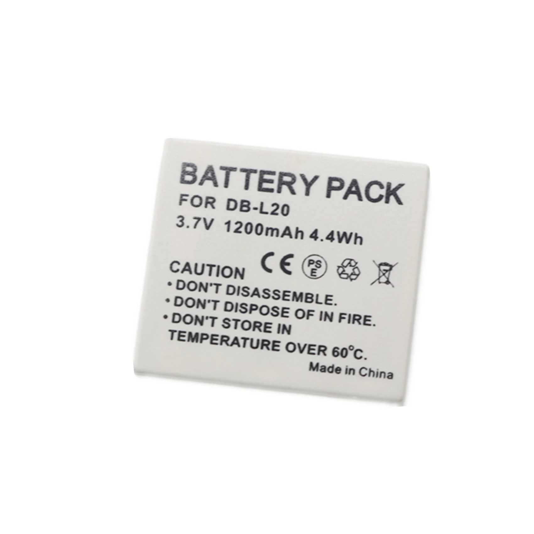 DB-L20 Battery or Charger For Sanyo Xacti DMX-C1 C4 C5 C6 CA6 CA65 CA8 CA9 CG5 CG6 CG65 CG9 DSC-C4 C5 E6 J4 VPC-C1 C4 C40 C6 rechargeable battery camera battery camera battery charger rechargeable battery charger