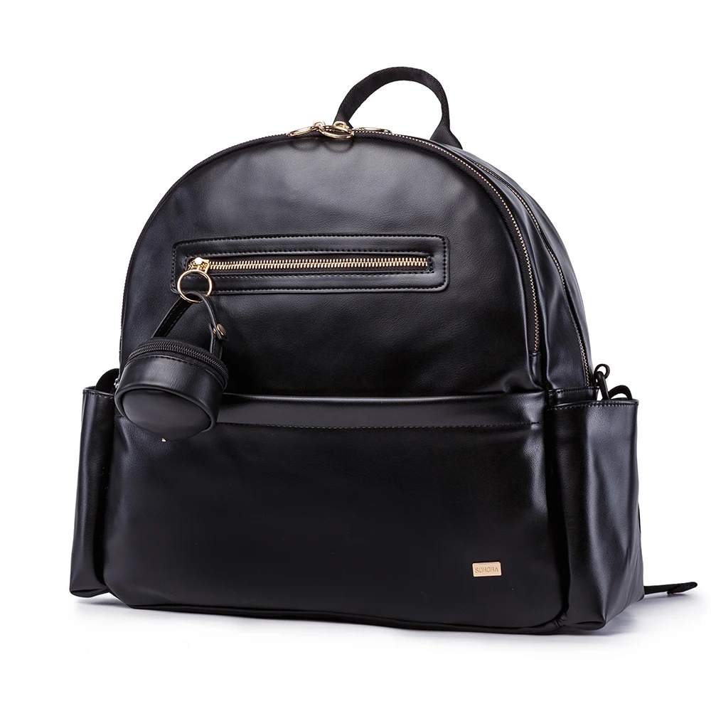 

2023 Diaper Bag for Newborn Baby Smooth Large Capacity Waterproof Nappy Changing Bag with Pacifier Bag