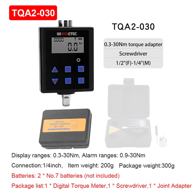 3/8"1/4"1/2" High Accuracy Digital Torque Wrench Electronic Digital Torquemeter Adjustable
