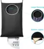 Large Oxford Door Hanging Laundry Hamper Bag with Hooks Dirty Clothes Storage Bag for Bedroom Bathroom 3