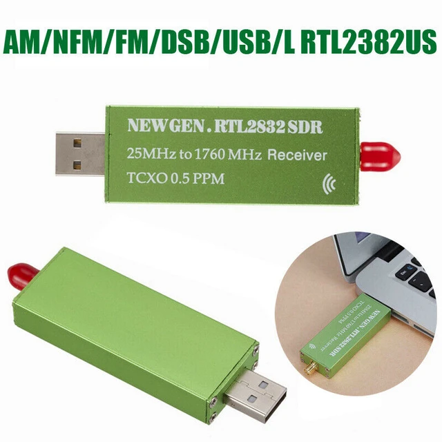 Clé de tuner TV, USB 2.0, RTL, SDR, PPM, TCXO, RTL2832U, R820T, AM, FM,  DSB, LSB, SW, logiciel défini, radio, SDR, EAU, récepteur TV - AliExpress