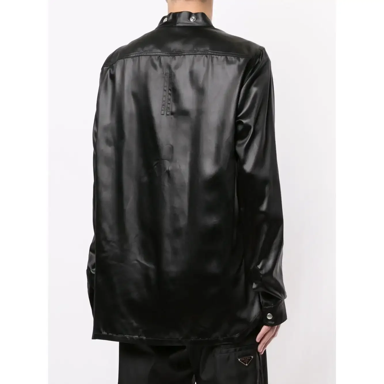 S-6XL New Men's Clothing Hair Stylist Show Personality snap Fastener Stage Long Sleeve Shirt Plus Size Singer Costumes