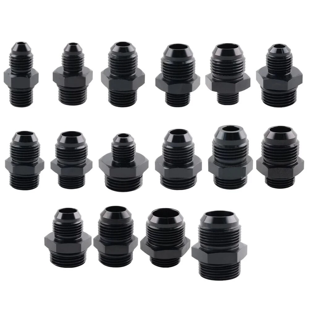 ORB Fuel Line Hose Fitting Male Adapter AN to AN w/ ORing AN4 AN6 AN8