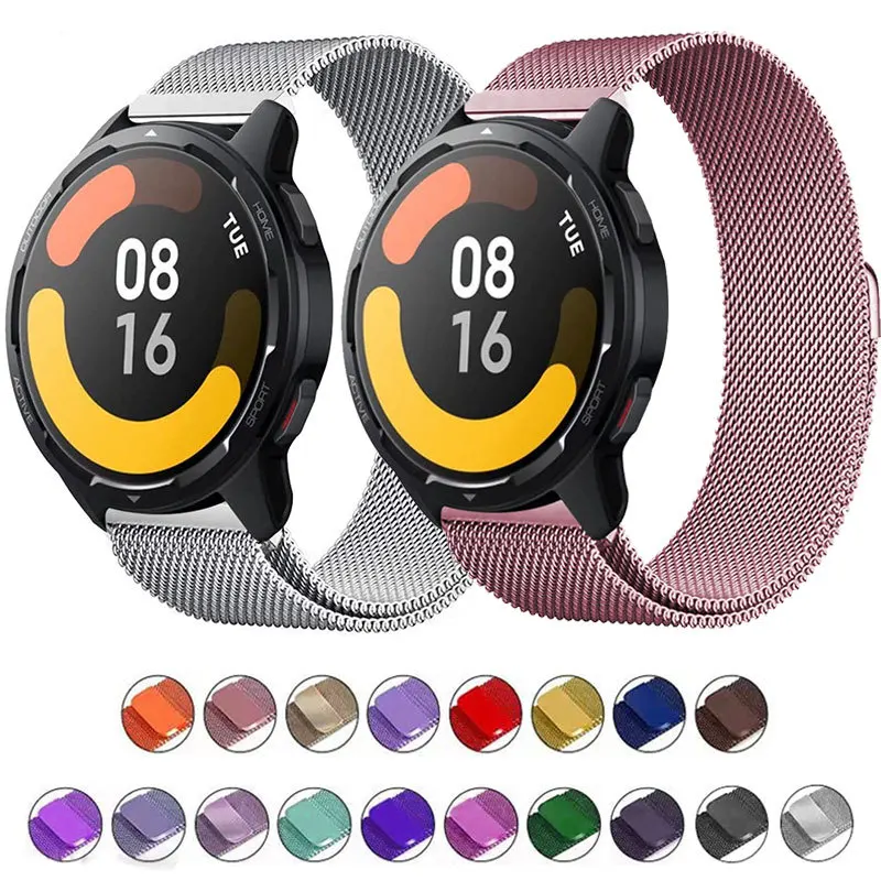 22 20Mm Cinturino Milanese Per Samsung Watch 4/5/6 5 Pro/Amazfit Gts/Gtr 4 2 Cinturino In Metallo Cinturino Huawei Watch 3/Gt 3/2 Pro Belt