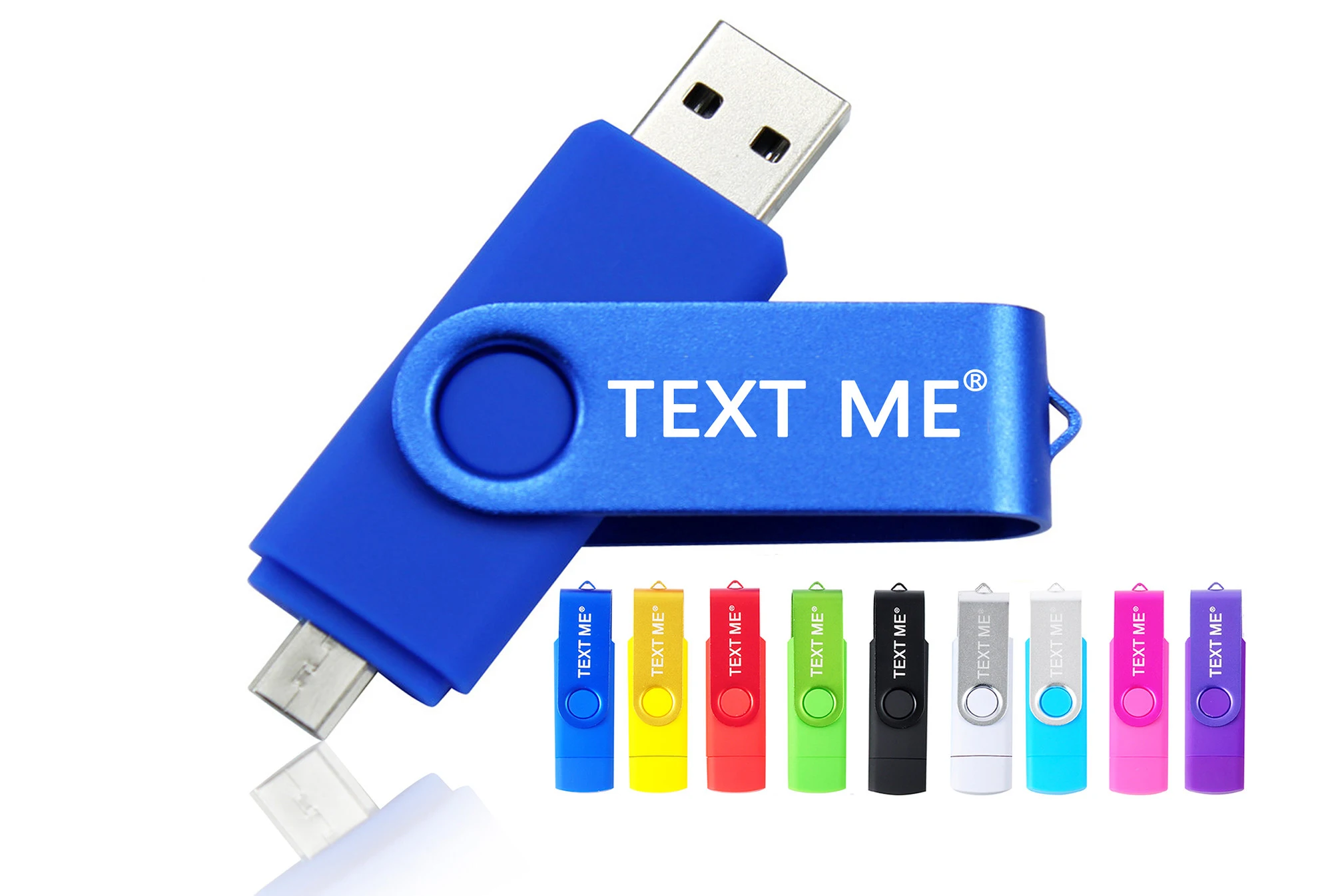 usb memory TEXT ME High Speed USB Flash Drive OTG Pen Drive 64GBUsb Stick 32GB 16GB 8GB Pendrive Flash Disk for Android Micro/PC/Car/TV 256gb pen drive