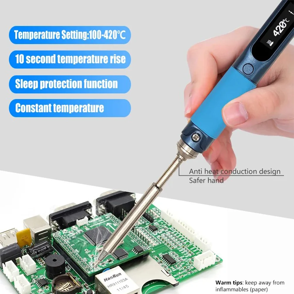 Pine64 BB2 Pinecil V1 Soldering Iron TS B2 Portable TYPE-C Jack For Welding Tools Constant Temperature Intelligent Maintenance 6