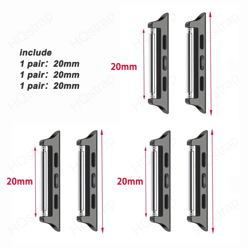 6-Pack Stainless Steel Connector Adapter