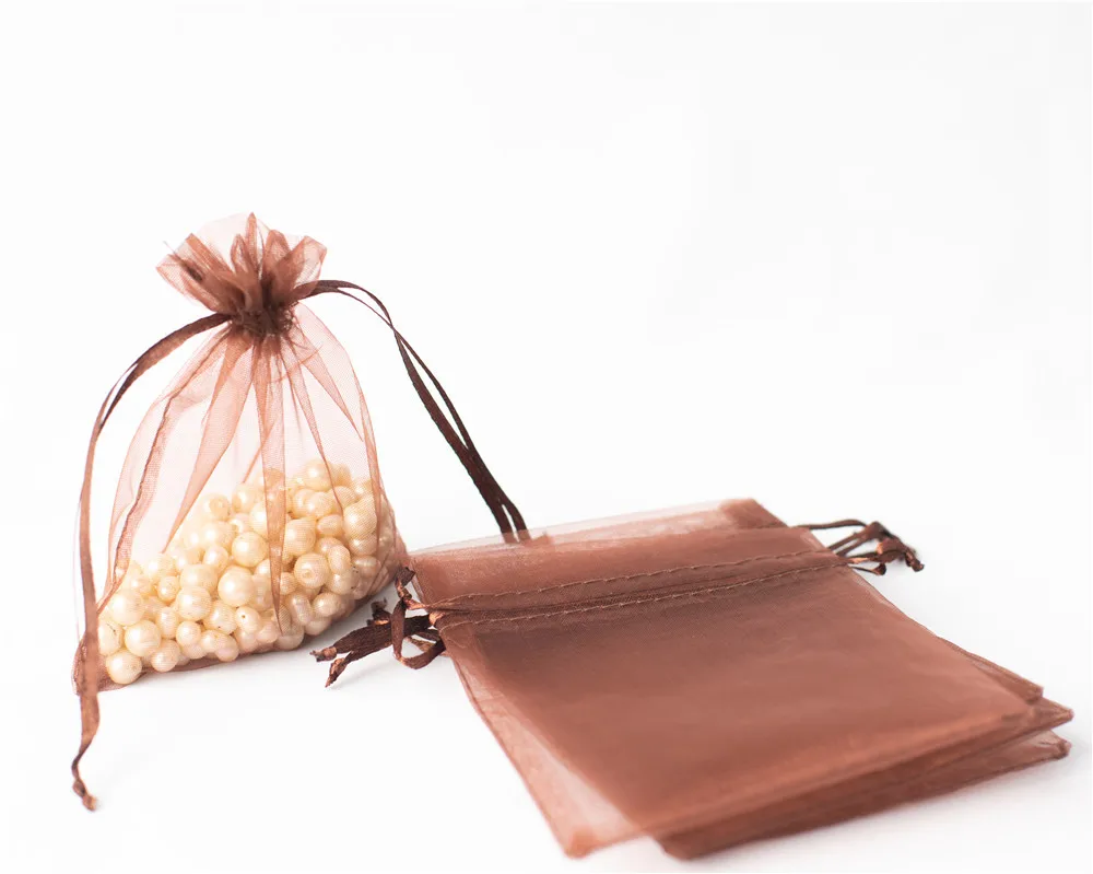 Elegant Organza Gift Bags for Special Occasions (50 Pack)