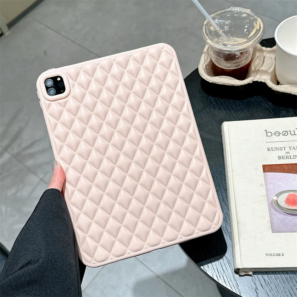 Fundas For Pro 11 2021 case for 4 Air 5 10.9 iPad 10th 10.2 '' 7th 8th 9th Case 2022 Cover Rhomboid Soft_voghion.com