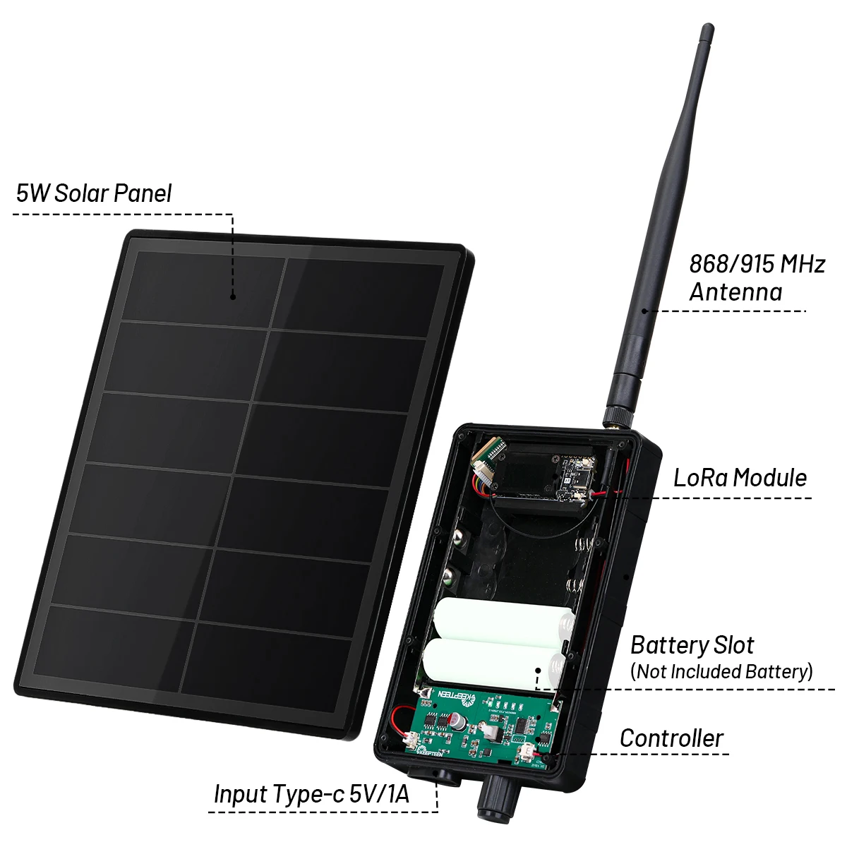 5W 태양광 노드 리피터 헬텍 WiFi LoRa 32 V4 ESP32+GPS 모듈 태양광 메쉬 LoRa 노드 868MHz 915MHz IoT 및 LoRaWAN용