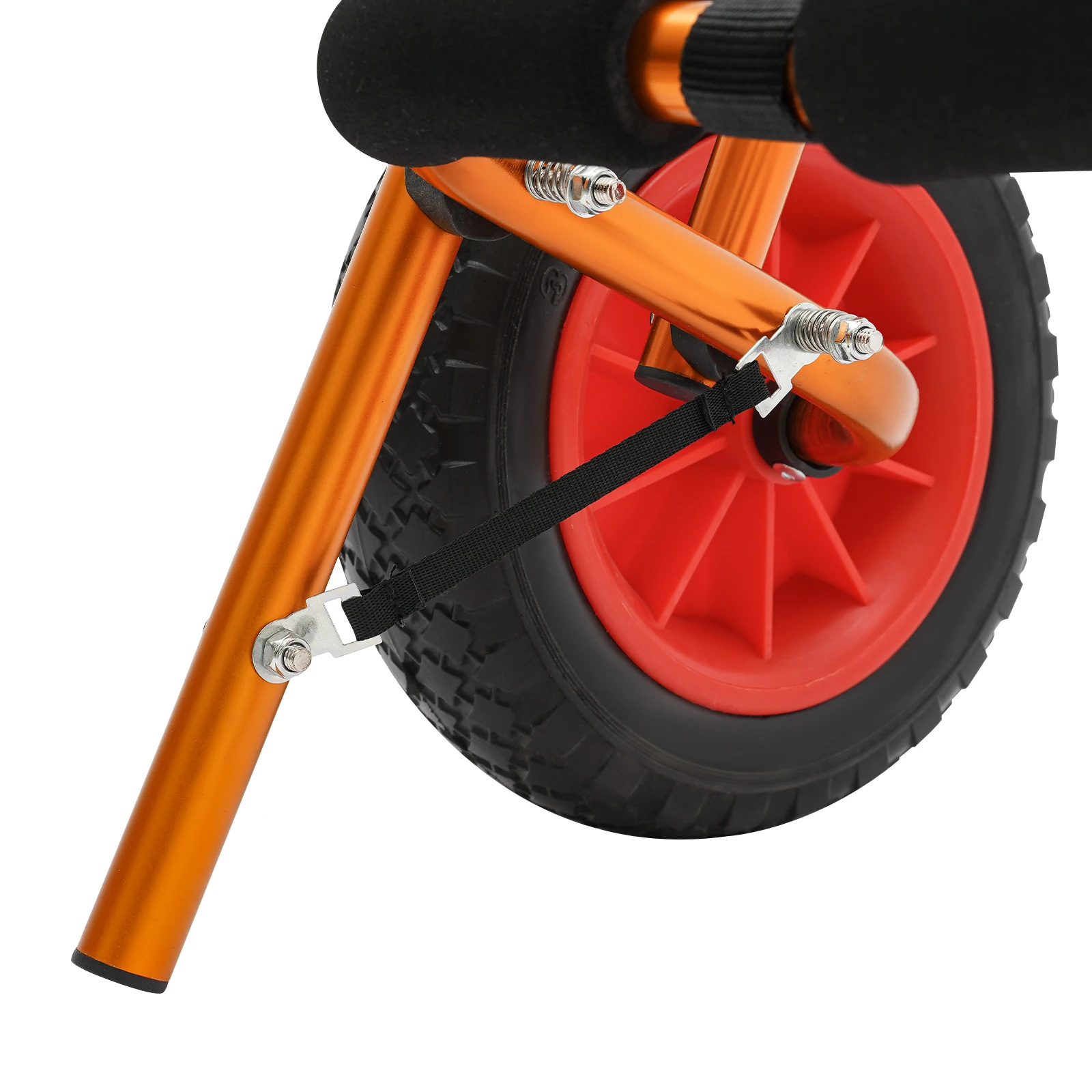 Aluminium gefalteter Kajak-Kanu-Rad-Dolly-Bootsträger-Trolley mit massiven Reifen für den Transport, Belastung 80 kg/176,37 lbs – Detail 8