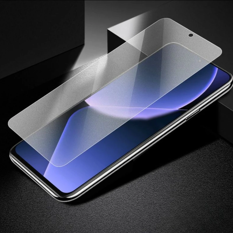 Clear Tempered Glass Protective Screen Protector with Matte Anti-Blue Full Cover Film