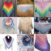 300g Gradient Cake Yarn Organic Cotton Blended Yarn Spring and Summer Crochet Skirt Shawl Lace Thread DIY Hand Knitted Wool 5