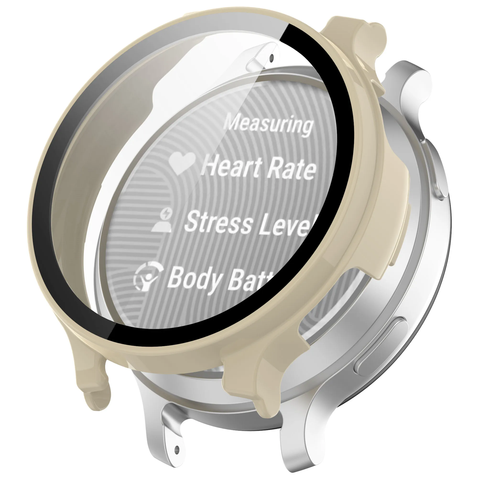 Enhanced Smartwatch Glass Case - Full-Cover Protective Bumper Shell