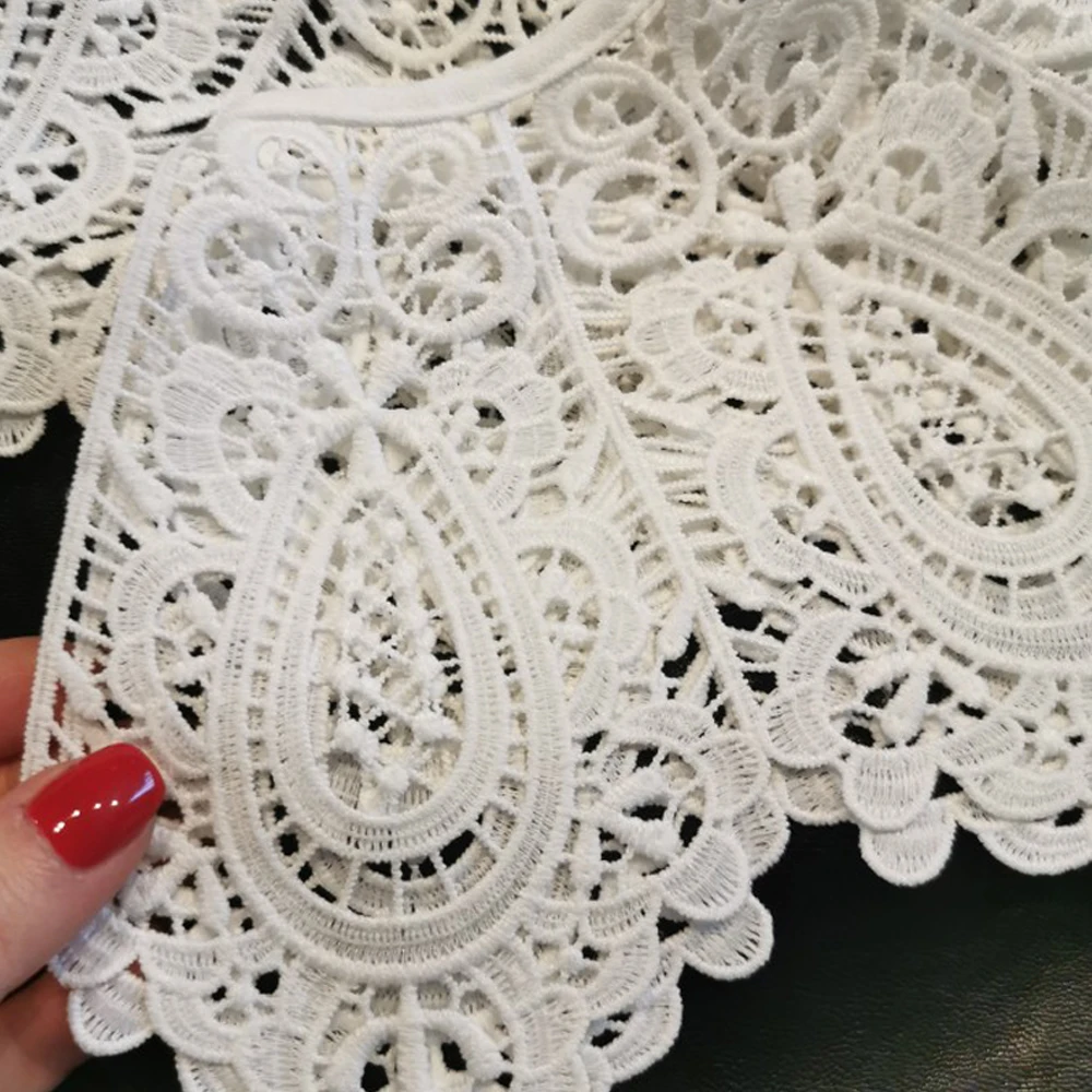 Women Lace Fake Collar Doll Collar Detachable Shirt False Blouse Top Women Clothes Accessories
