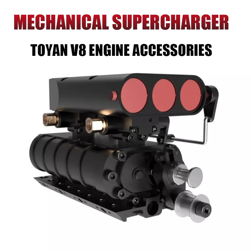 Toyan Fs V800 Accessori Modello Motore Compressore In Metallo Per Motore V8 Diyrc Telecomando Car Game Boy Toys