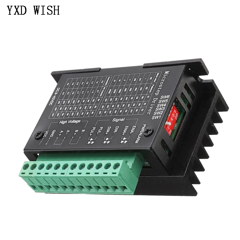 스텝퍼 모터 드라이버, 스테핑 모터, CNC 타각기 모듈, TB6600, 23 Nema 34, 42, 57/86 Nema17, 4A DC9-40V, 1 축 TB6600
