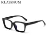 Vintage Oversize Computer Glasses Frame Women Men Anti Blue Light Square Clear Eyewear Blocking Glasses Full Frame Plain Glasses 1