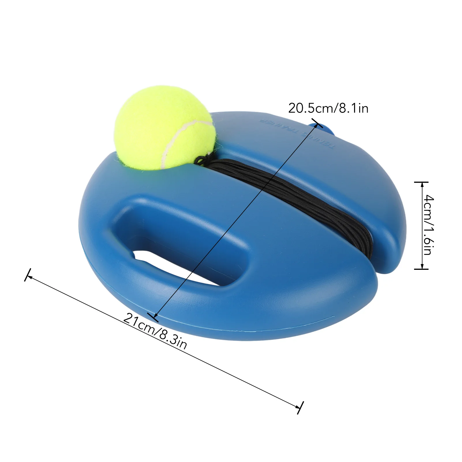 Self Tennis Training Equipment Plastic Material Self Tennis Trainer Stable Base Easy To Use Anti Skip Widely Used for Gardens
