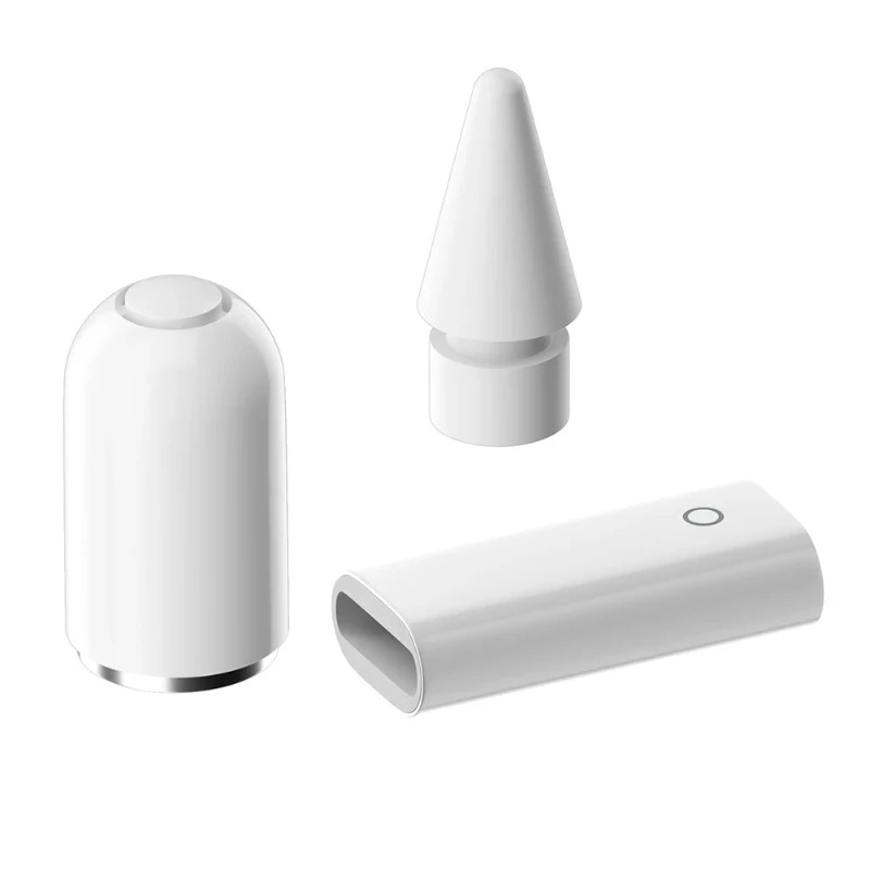 Compatible with Apple Pencil Tip / Magnetic Replacement Cap / Charging Adapter For Apple Pencil 1st Generation iPad Accessories