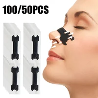100/50PCS Black Nose Strips Extra Strength Nasal Strips Better Sleeping Non-Invasive Anti Snoring Strips for Adults and Children 1