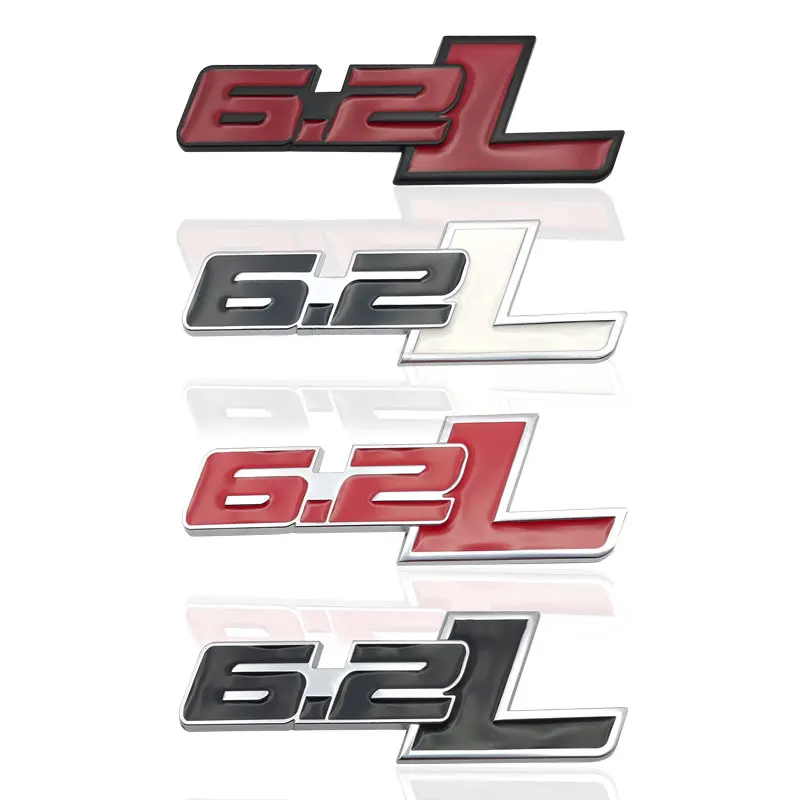 3D Metal Car Styling Stickers Emblem Trunk Badge Decal For C7 Camaro 2011-2015 6.2 L  F150 6.2L Auto Accessories 1