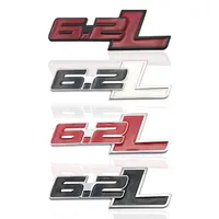 3D Metal Car Styling Stickers Emblem Trunk Badge Decal For C7 Camaro 2011-2015 6.2 L  F150 6.2L Auto Accessories