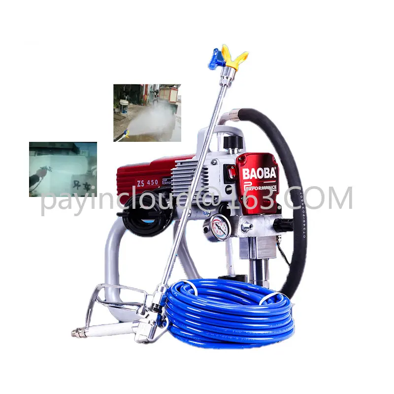 

High Pressure Airless Latex Paint Spraying Machine Latex Paint Spraying Machine Household Wall Paint Paint Spraying Machine