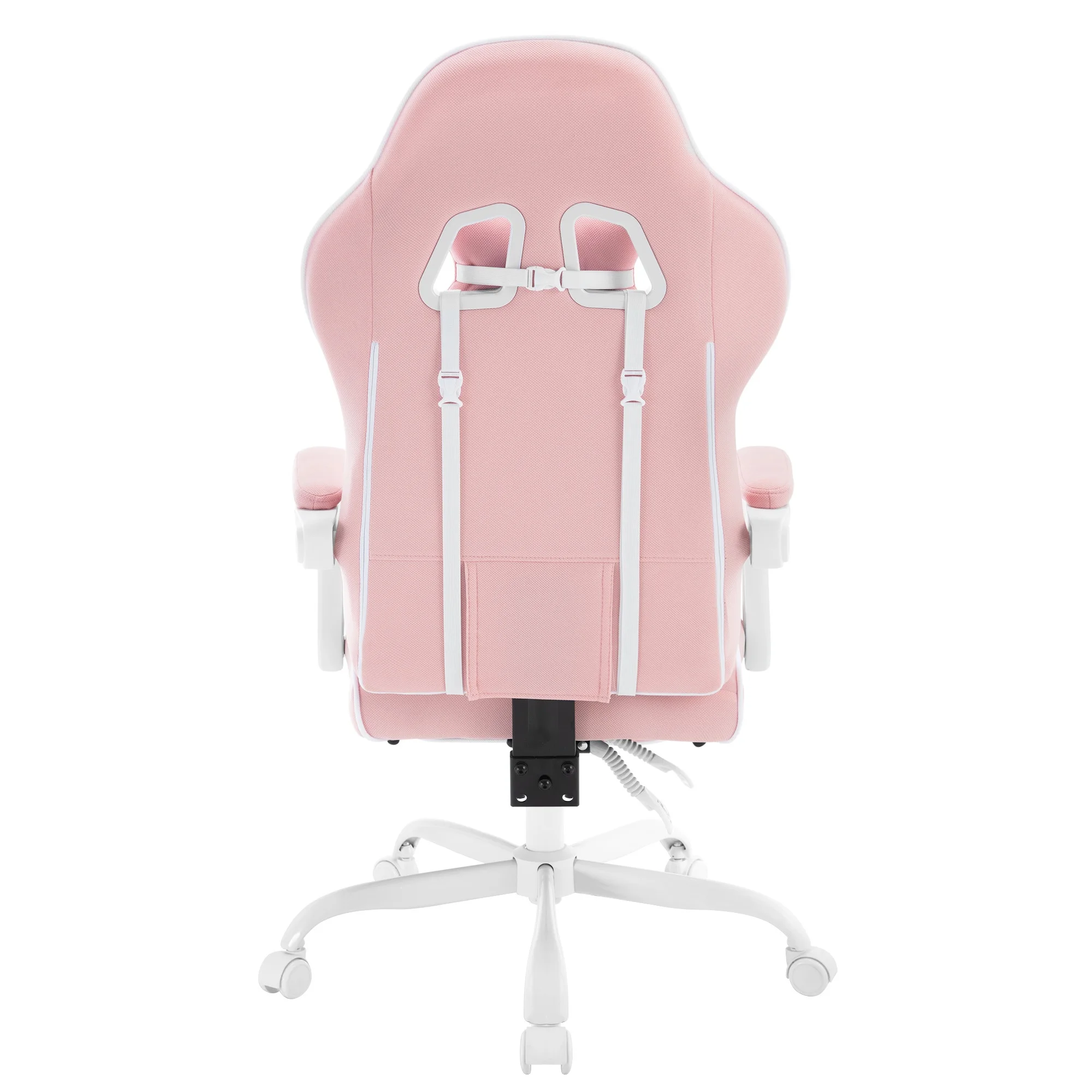 WOLTU Ergonomischer Gaming-Stuhl, Bürostuhl mit hoher Rückenlehne, drehbarer Sessel mit Fußstütze, höhenverstellbarer Computerstuhl mit Lendenwirbelstütze – Detail 9