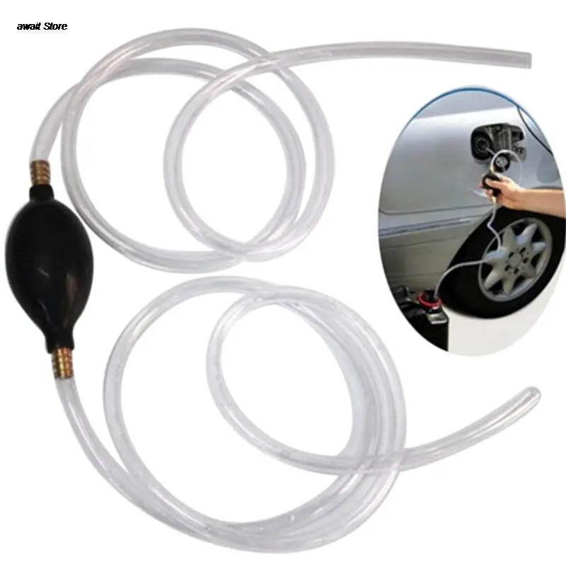 

1PC New Car Fuel Gas Pump Petrol Diesel Liquid Hand Pump Primer Bulb Water Oil Transfer Pump PVC Syphon 8mm Pipe