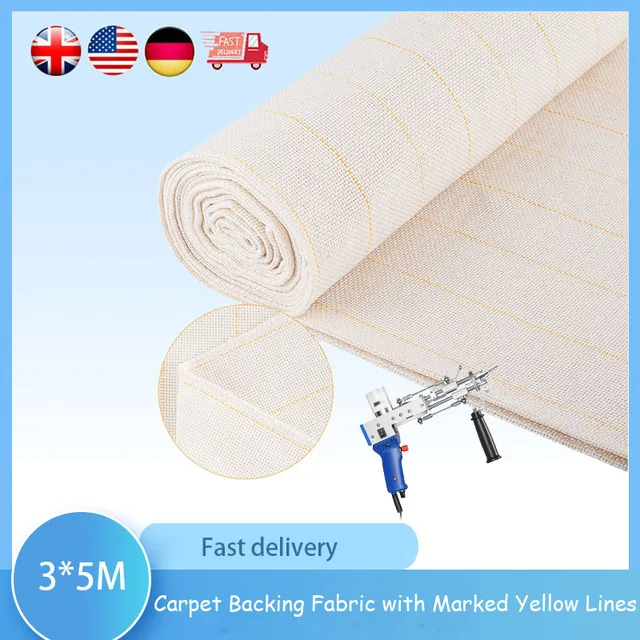 Tufting Fabric Tufting Cloth  Monks Cloth For Tufting Gun Base Punch Needle Rug Backing Fabric DIY Crafts sewing 3*5/1.5*10M 1