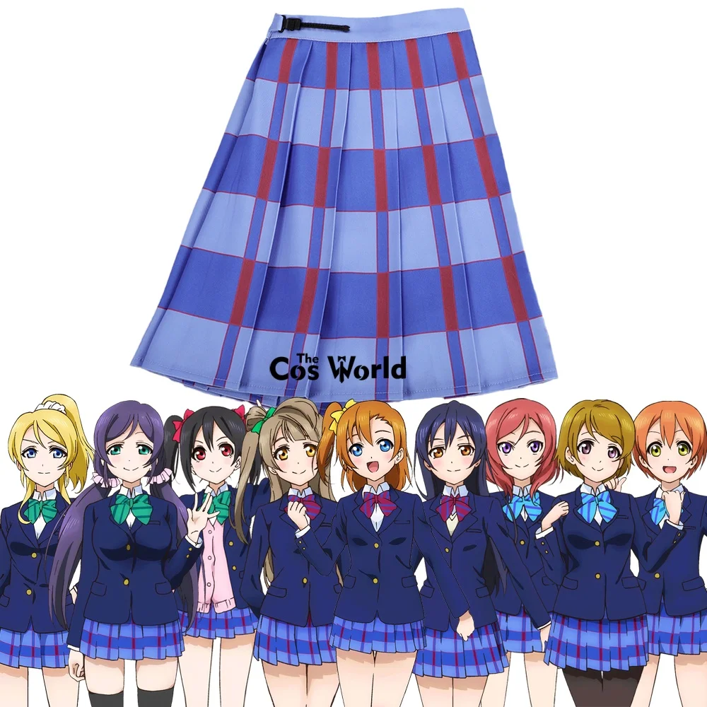 Love Live 9 Characters Pleated Skirts JK School Uniform Anime Cosplay Costumes 2
