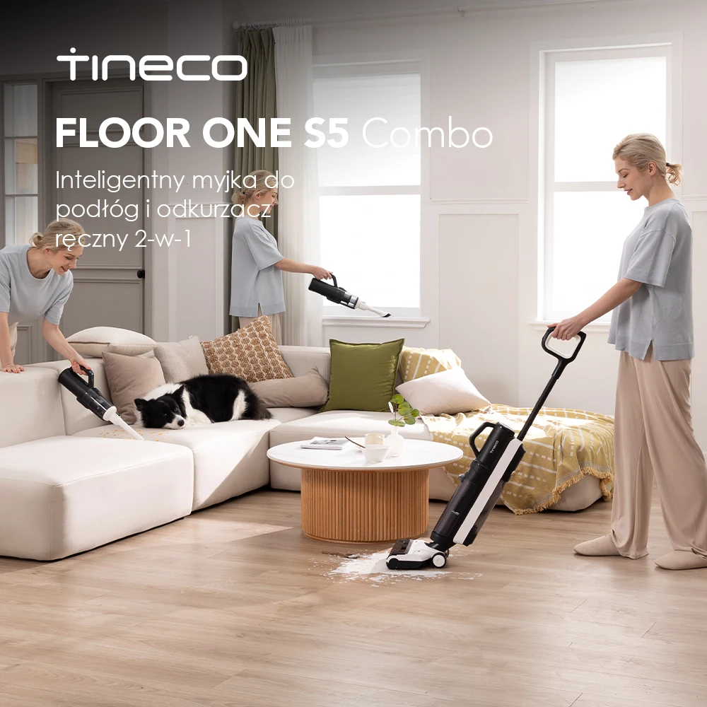 Tineco Floor One S5 Combo Odkurzacz na mokro i sucho z EU za $170.87 / ~640zł Tineco Floor One S5 Combo Odkurzacz na mokro i sucho z EU za $170.87 / ~640zł