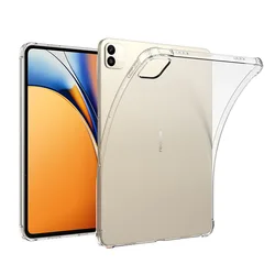 Soft Clear TPU Shockproof Protective Tablet Case Skin Shell for Realme Pad 3 11.6 (Clear)
