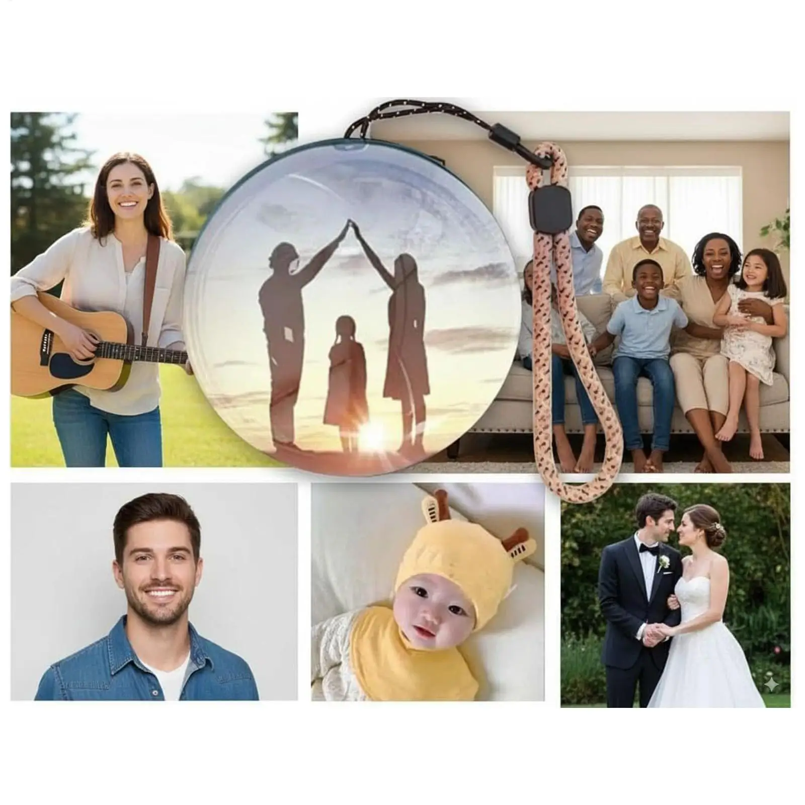 Générique Sphère Vidéo - Boule Vidéo à Mémoire De 6.9 Cm - Sphère De