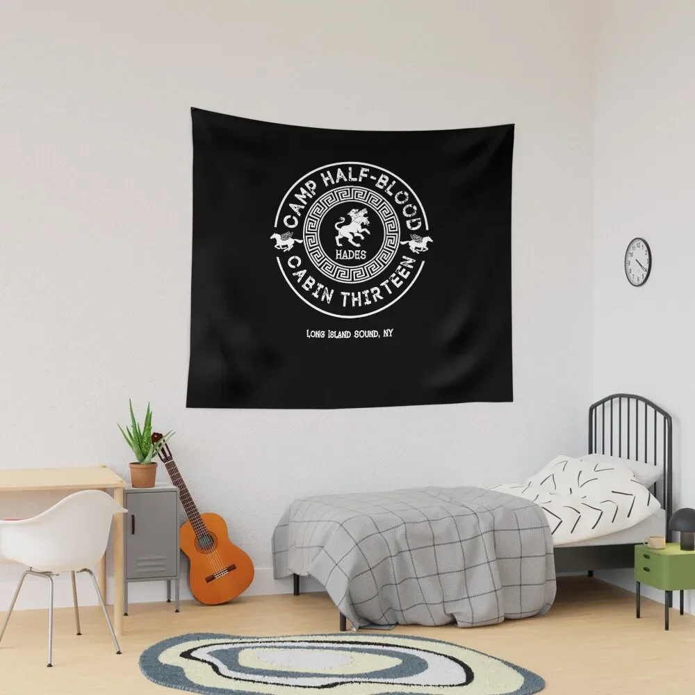 

Percy Jackson-Camp Half-Blood-Cabin Thirteen-Hades Tapestry Aesthetic Room Decors Room Ornaments Tapestry