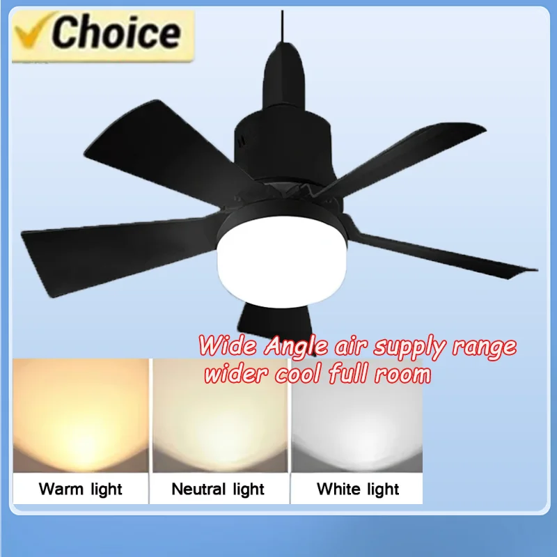 Ceiling Fans With Remote Control and Light 30W LED Lamp Fan Smart Ceiling Fan For Sitting Room Bedroom E27 Converter Base