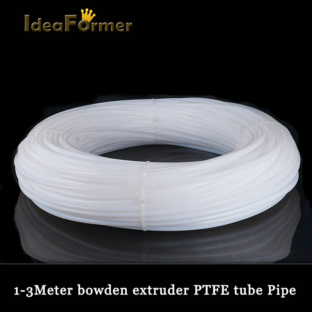 3D Printer Parts 1-3Meter Bowden Extruder PTFE Tube Pipe for V5 V6 J-head Hotend 1.75/3.0mm Filament and CR10 Ender-3 3D Priner