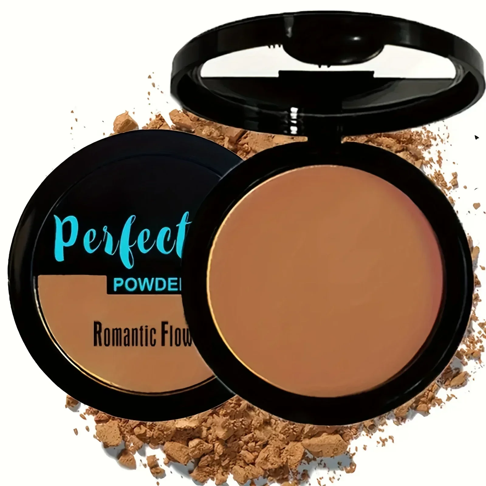 Description Picture 2 of item3-color Dark Powder Bronze Powder Dark Skin Foundation Oil Control Concealer Brighten The Face Create Three-dimensional Makeup