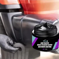 1 pièce voiture général cuir et plastique réparation cire de polissage crème de rénovation intérieure de voiture, récupération lustre noir, pour le soin du cuir/plastique/caoutchouc 3