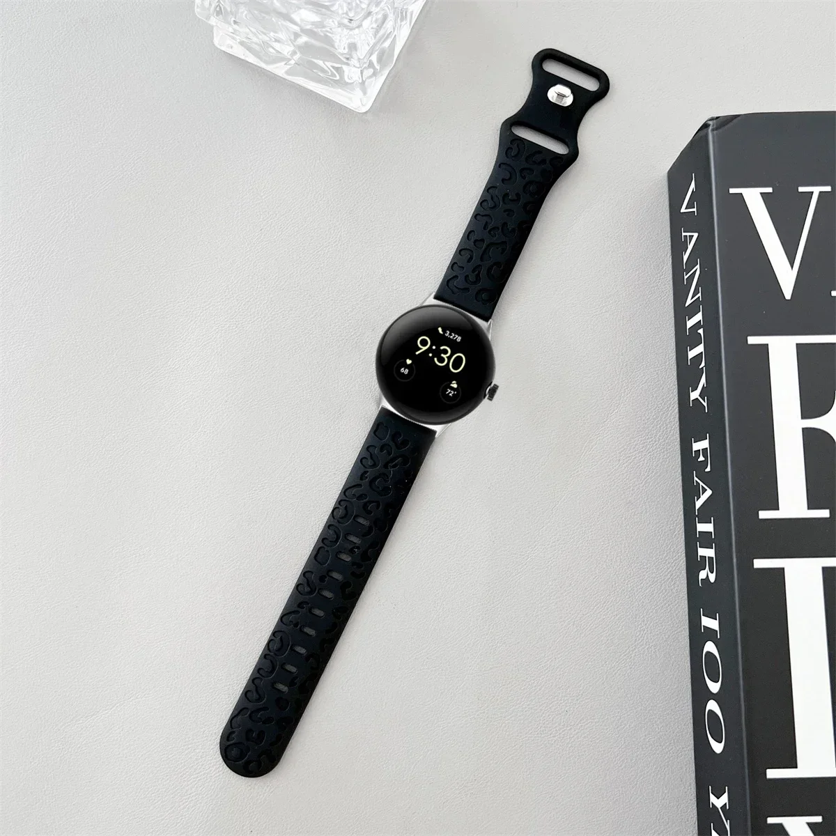 Engraved Silicone Sport Wristband Bracelet - Universal Fit 41mm/45mm