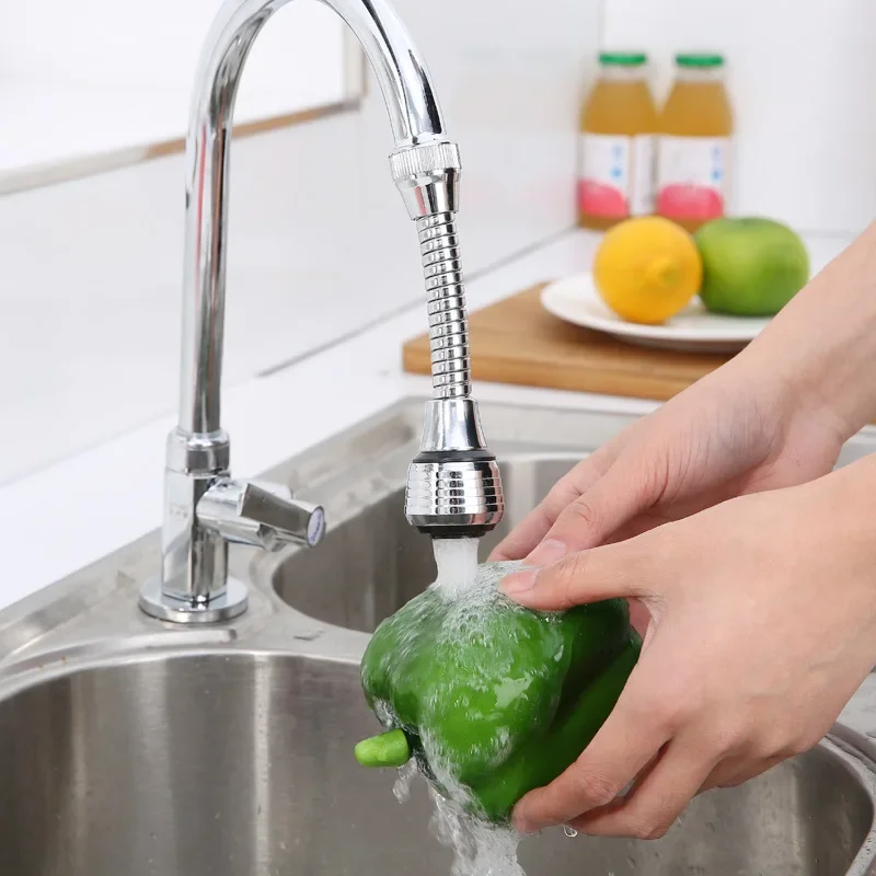 Kitchen Gadgets 2 Modes 360 Rotatable Bubbler High Pressure Faucet Extender Water Saving Bathroom Kitchen Accessories Supplies